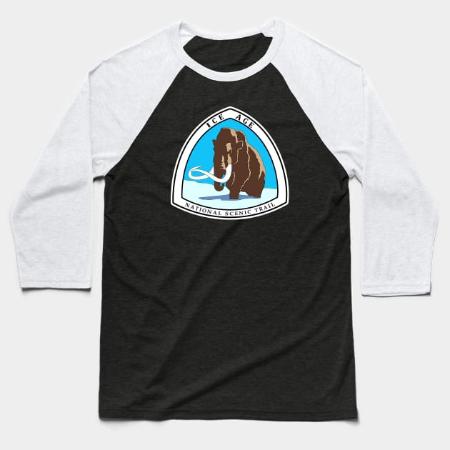 Ice Age hiking Trail - National Scenic Trail Baseball T-Shirt by Deedy Studio